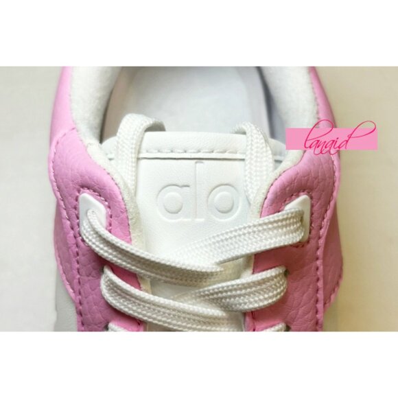 NEW Alo Recovery Mode Sneakers Pink White Contrast Colorblock Athletic Shoes 5.5 - Picture 14 of 16